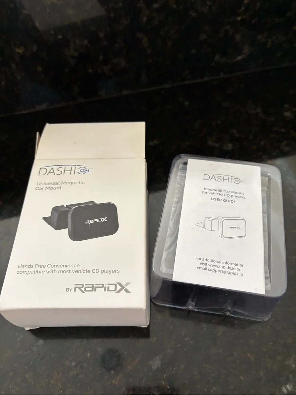 DASH CDM Universal Magnetic Car Mount by RAPIDX - Black